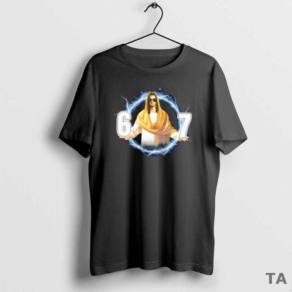 Top Jesus 67 Graphic Funny T Shirt Sweater