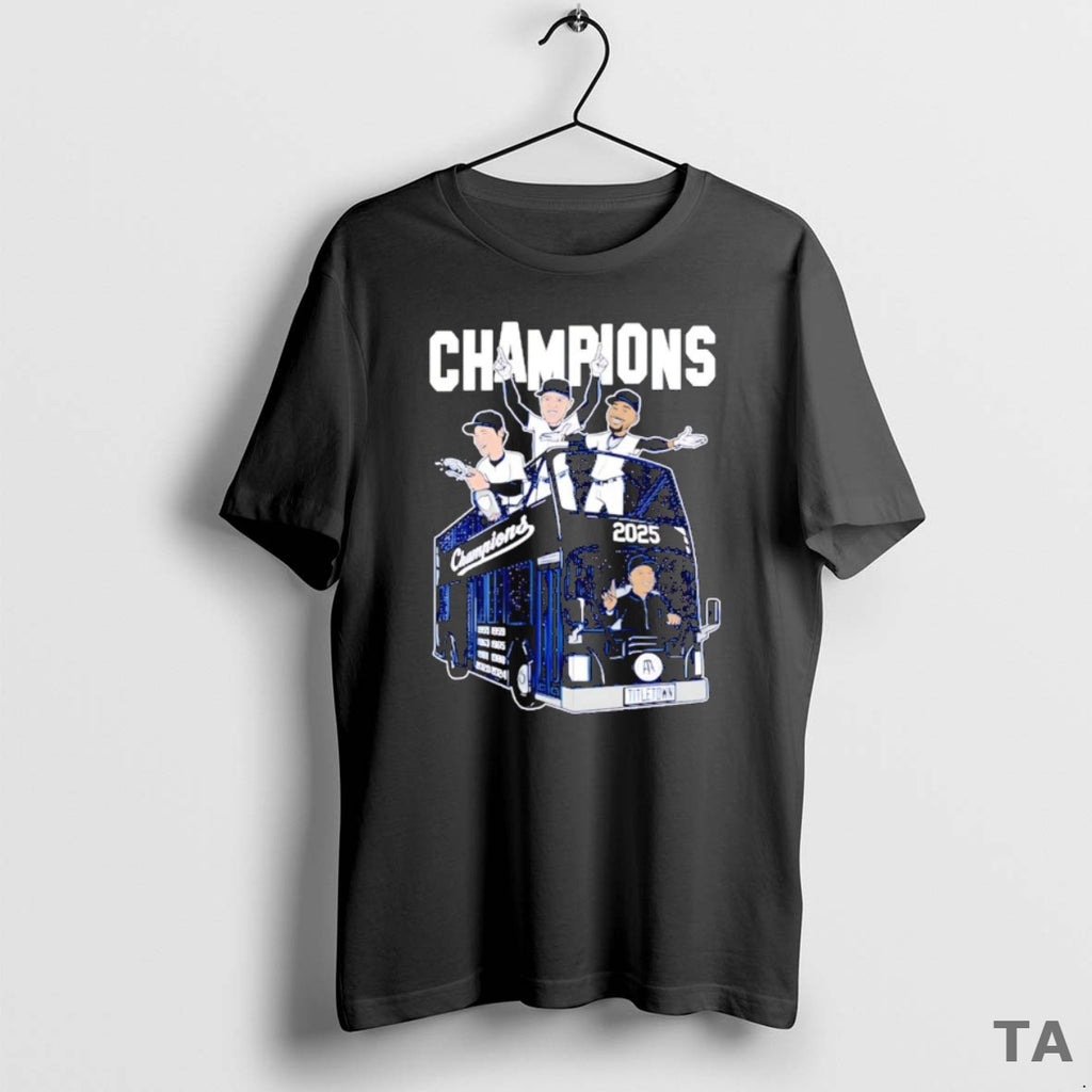 Top Los Angeles Dodgers 2025 World Champions Players Title Town T Shirt Sweater