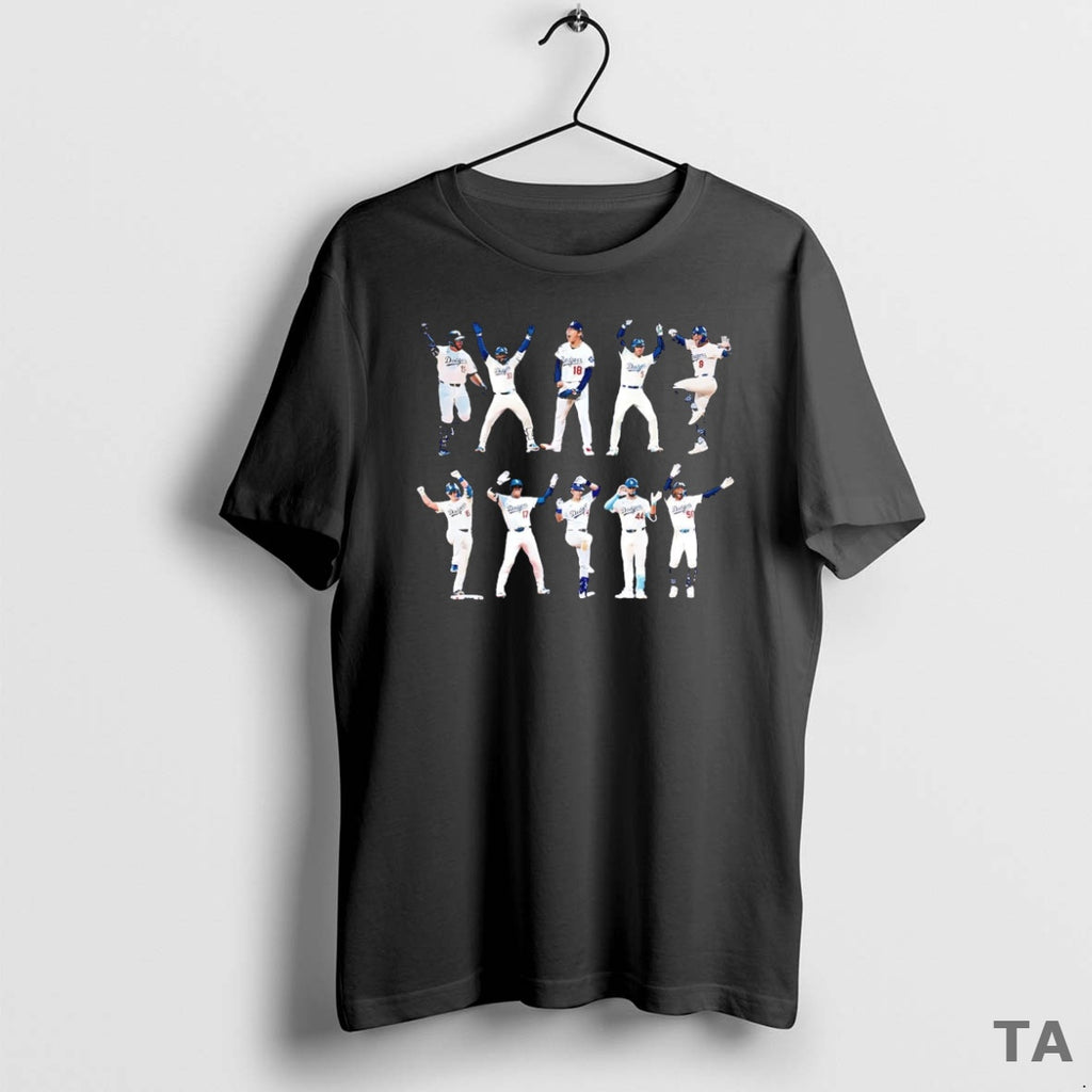 Top Los Angeles Dodgers 2025 World Series Champions Celebration Dance T Shirt Sweater