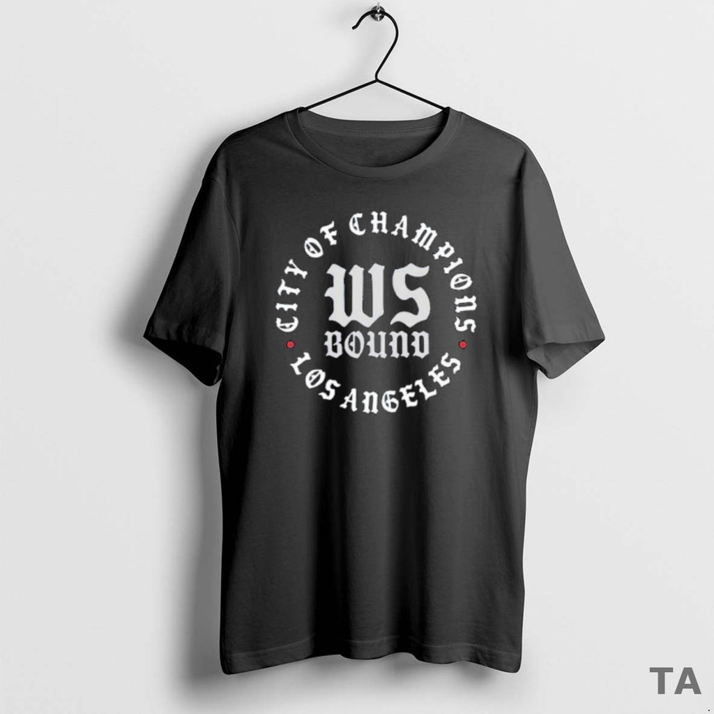 Top Los Angeles Dodgers World Series Bound City Of Champions 2025 T Shirt Sweater