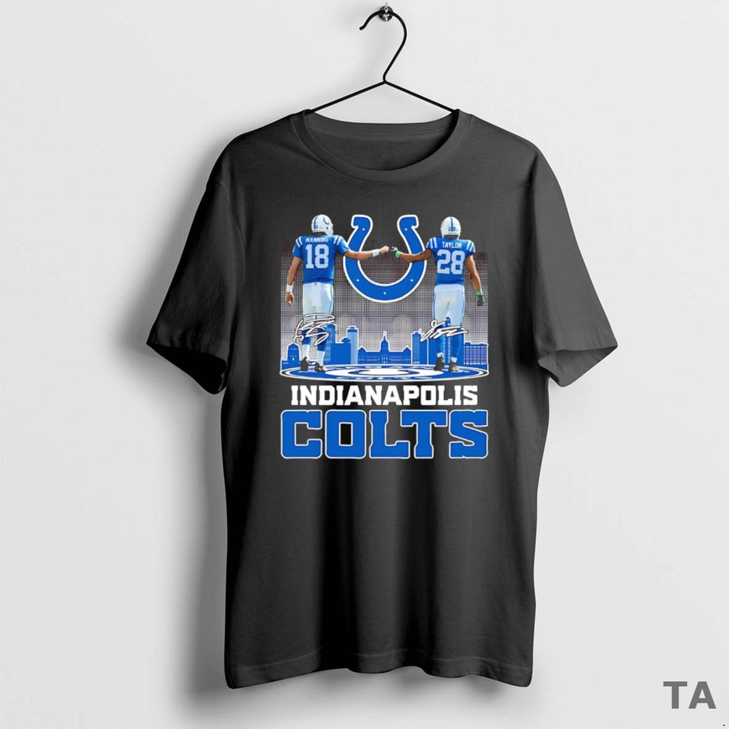 Top Manning And Taylor Fist Dump Indianapolis Colts Skyline T Shirt Sweater