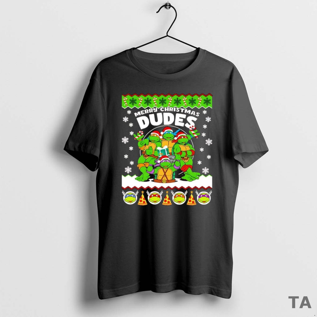 Top Ninja Turtles Merry Christmas Dudes T Shirt Sweater
