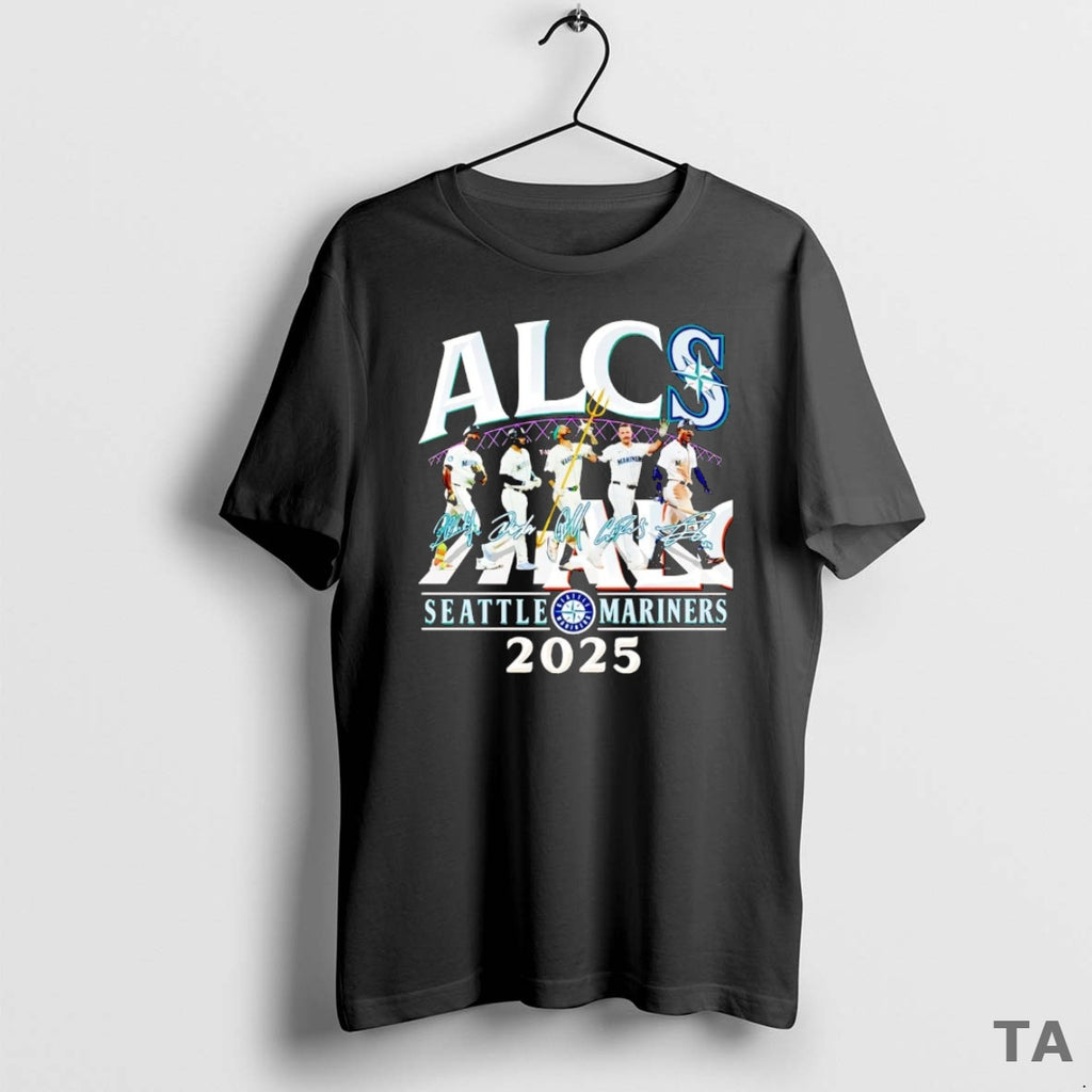 Top Seattle Mariners 2025 Alcs Players Abbey Road T Shirt Sweater