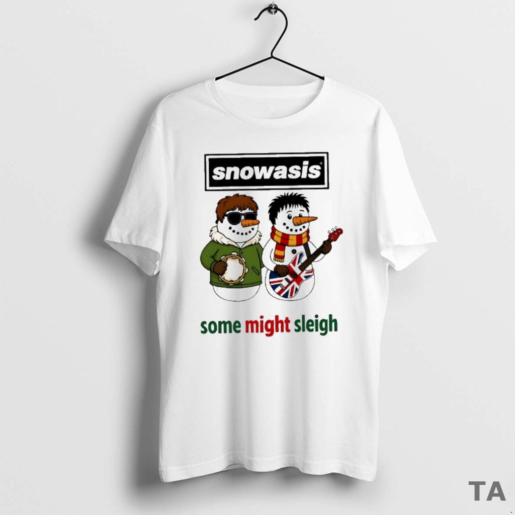 Top Snowasis Some Might Sleigh Brothers Music Christmas 2025 T Shirt Sweater