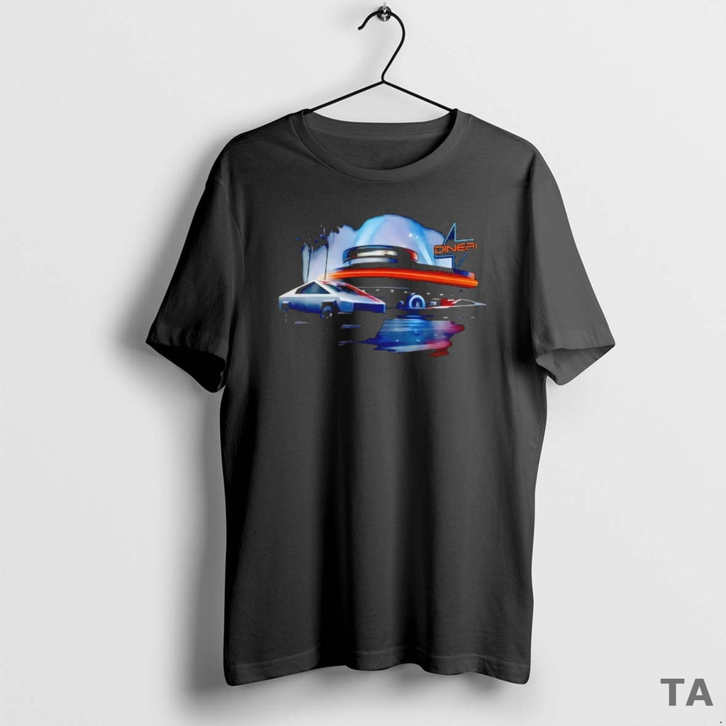 Top Tesla Hollywood Retro Diner T Shirt Sweater