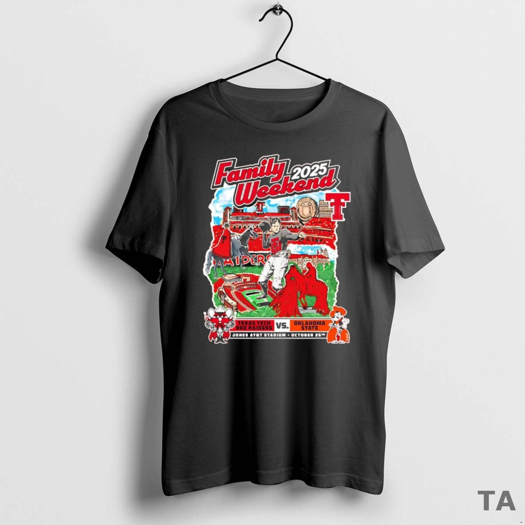 Top Texas Tech Red Raiders Vs Oklahoma State 2025 Family Day T Shirt Sweater
