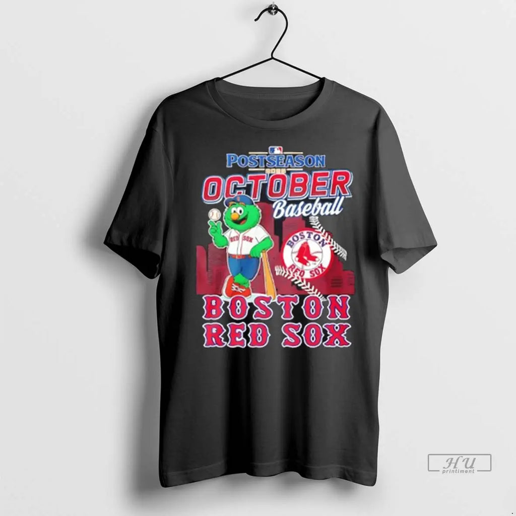 Trending 2025 Postseason October Baseball Boston Red Sox Baseball T Shirt