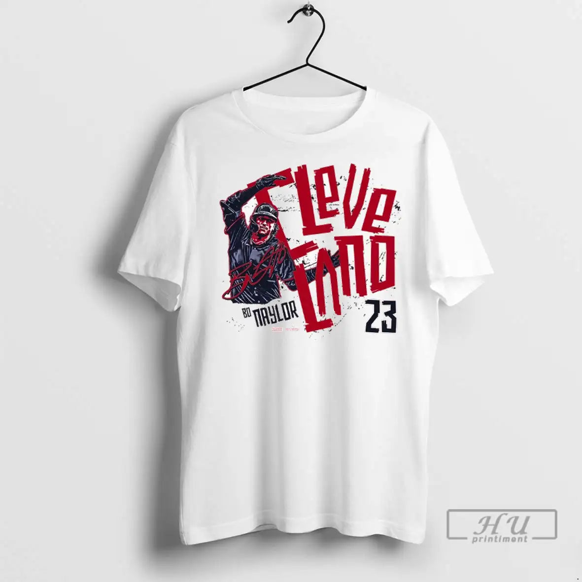 Trending Bo Naylor For The Cleveland Guardians Mlbpa Signature Painting T Shirt