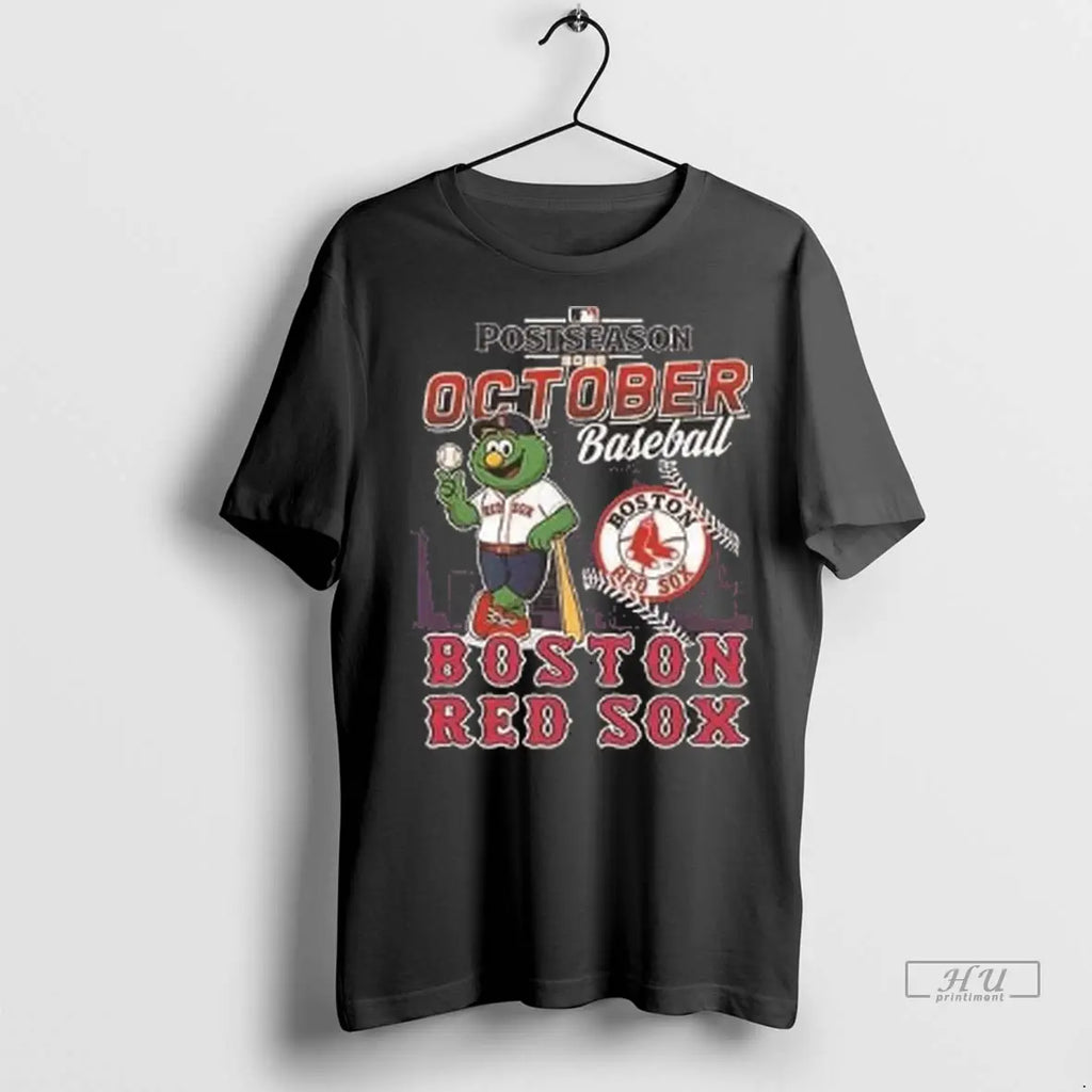 Trending Boston Red Sox 2025 Postseason October Baseball 2 Sided T Shirt