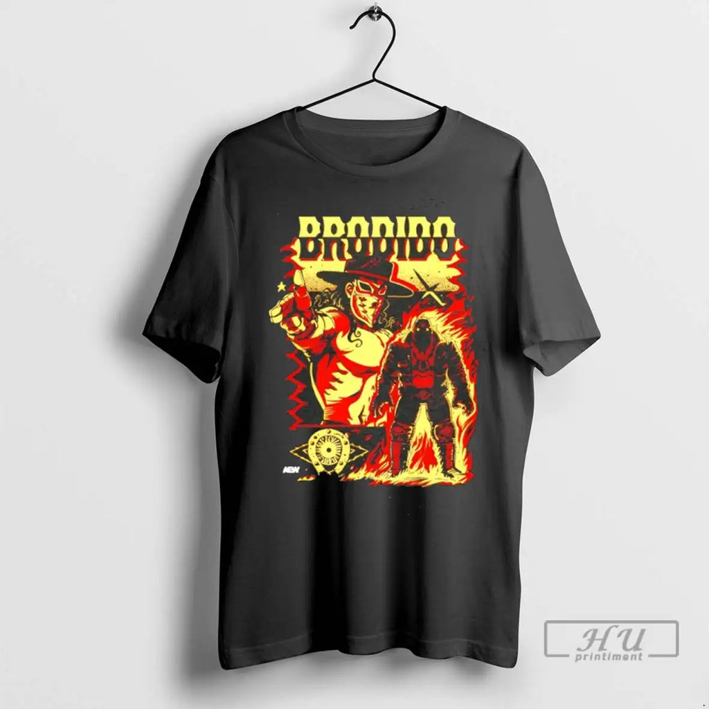 Trending Brodido Bad Hombres Aew Comic Tee T Shirt