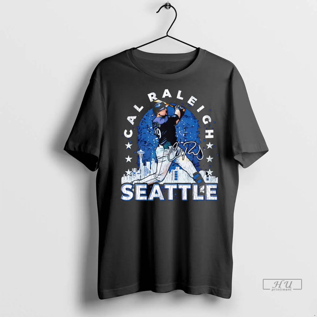 Trending Cal Raleigh Seattle Gritty Skyline T Shirt