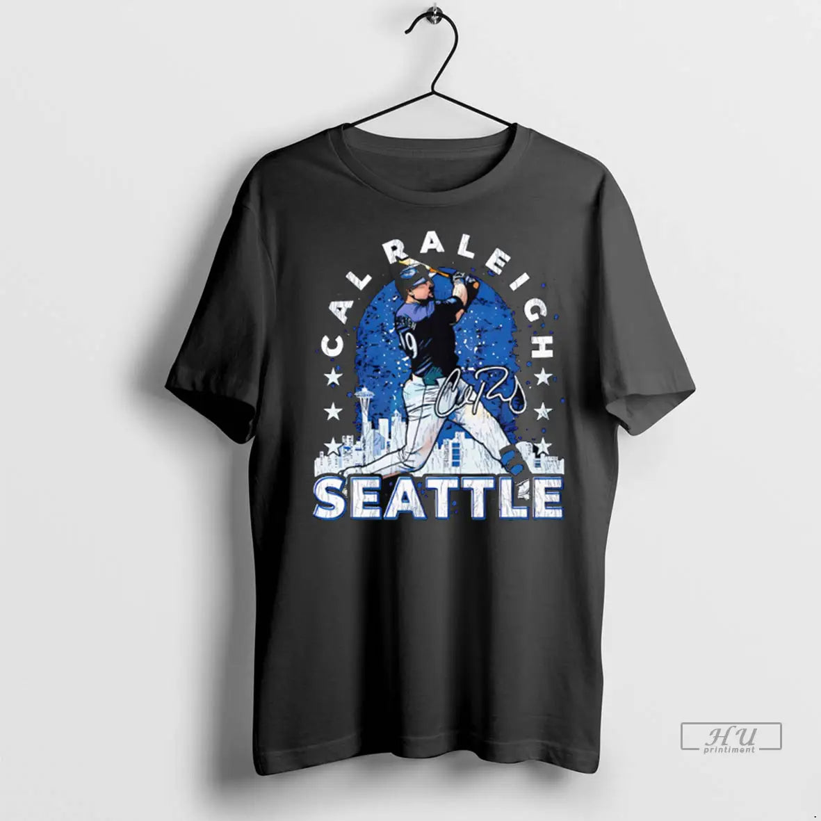 Trending Cal Raleigh Seattle Gritty Skyline T Shirt