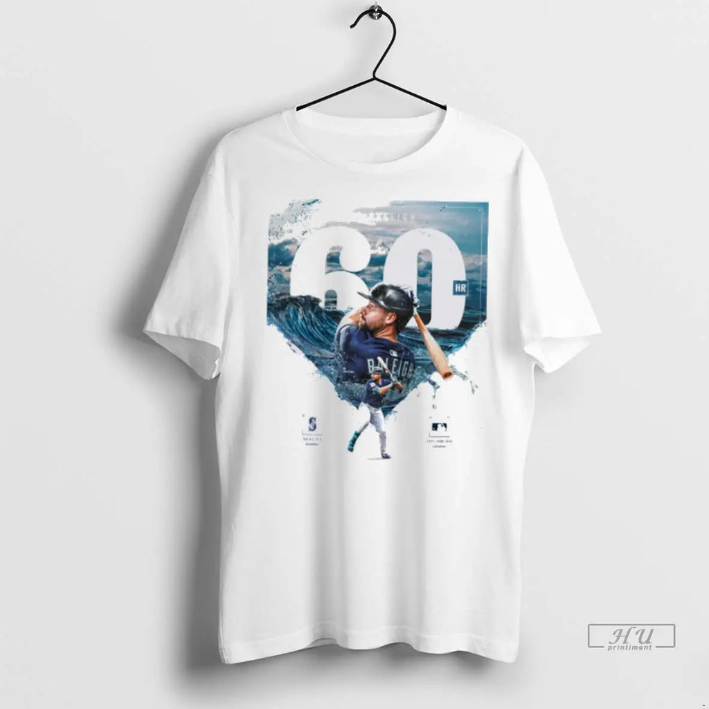 Trending Cal Raleigh Seattle Mariners Big Dumper 2025 Mlb 60 Home Run T Shirt