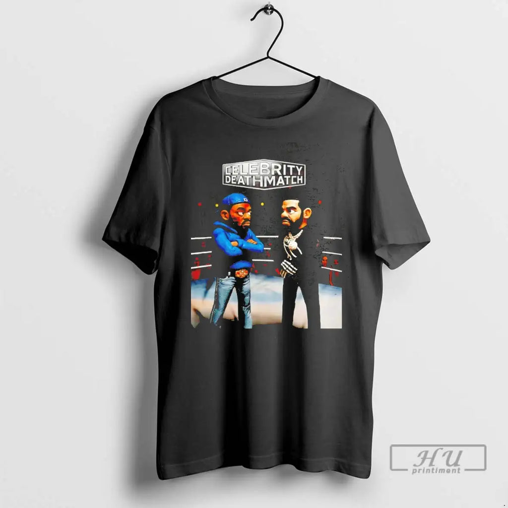 Trending Celebrity Death Match Drake And Kendrick Cartoon Tee T Shirt