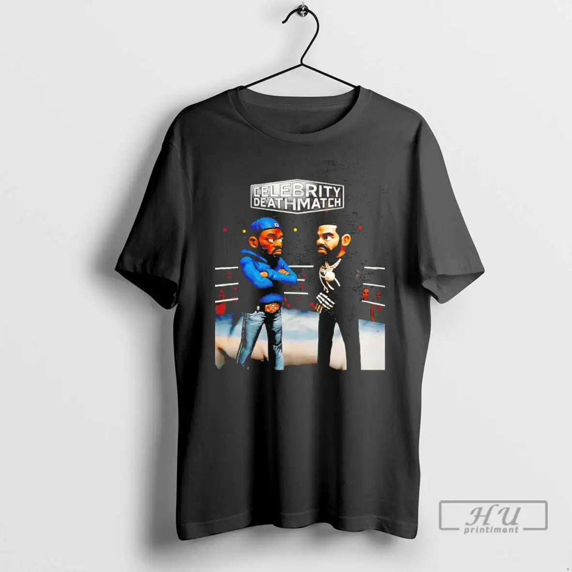 Trending Celebrity Death Match Drake And Kendrick Cartoon Tee T Shirt