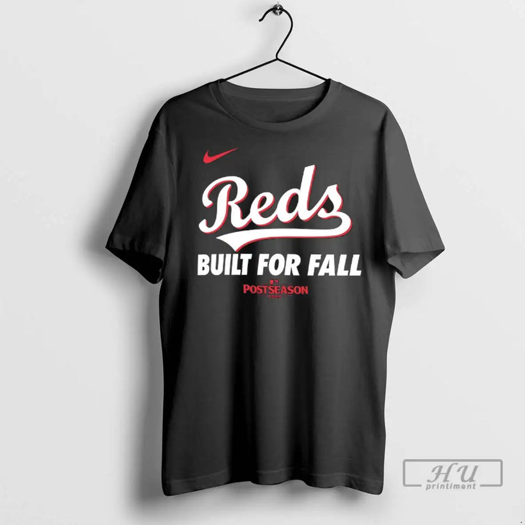 Trending Cincinnati Reds Built For Fall 2025 Mlb Postseason T Shirt