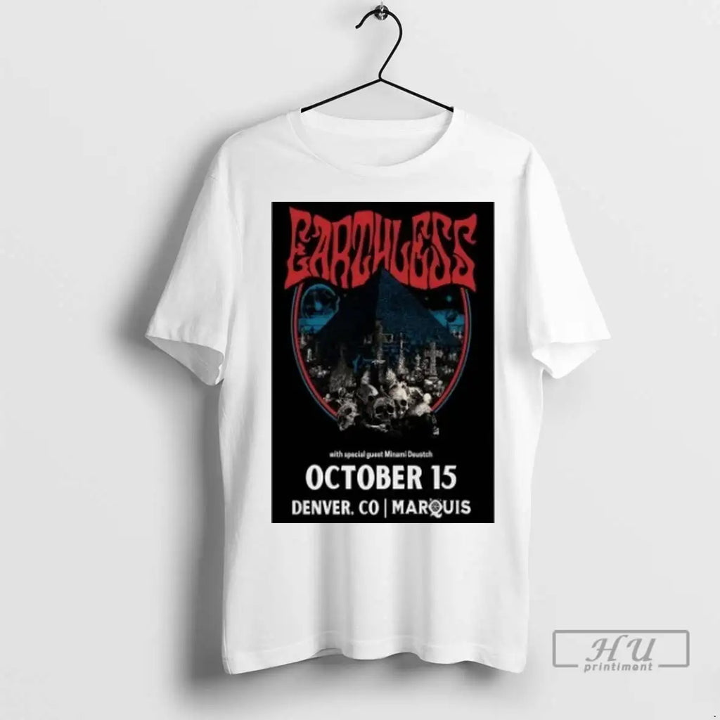 Trending Earthless Oct 15 2025 Marquis Theater In Denver Co T Shirt