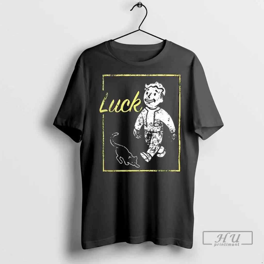 Trending Fallout Merchandise Luck Cat T Shirt