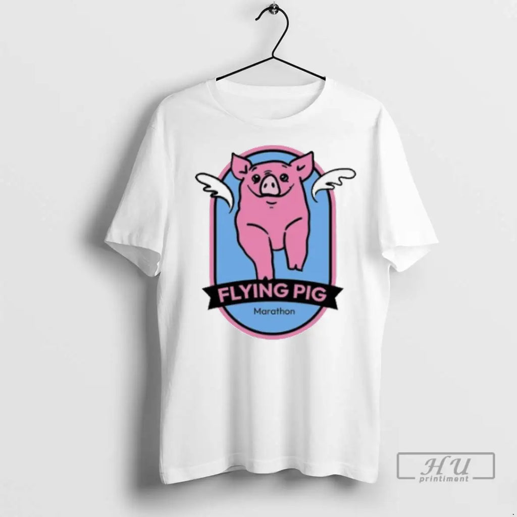 Trending Flying Pig Marathon T Shirt