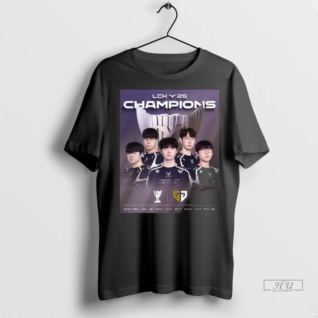 Trending Geng Esports 2025 Lck Champions T Shirt
