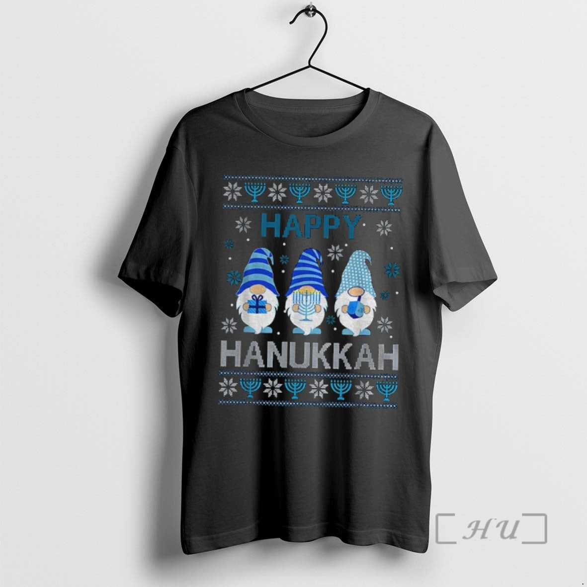 Trending Gnome Happy Hanukkah Jewish Saying Merry Christmas Premium T Shirt Sweater