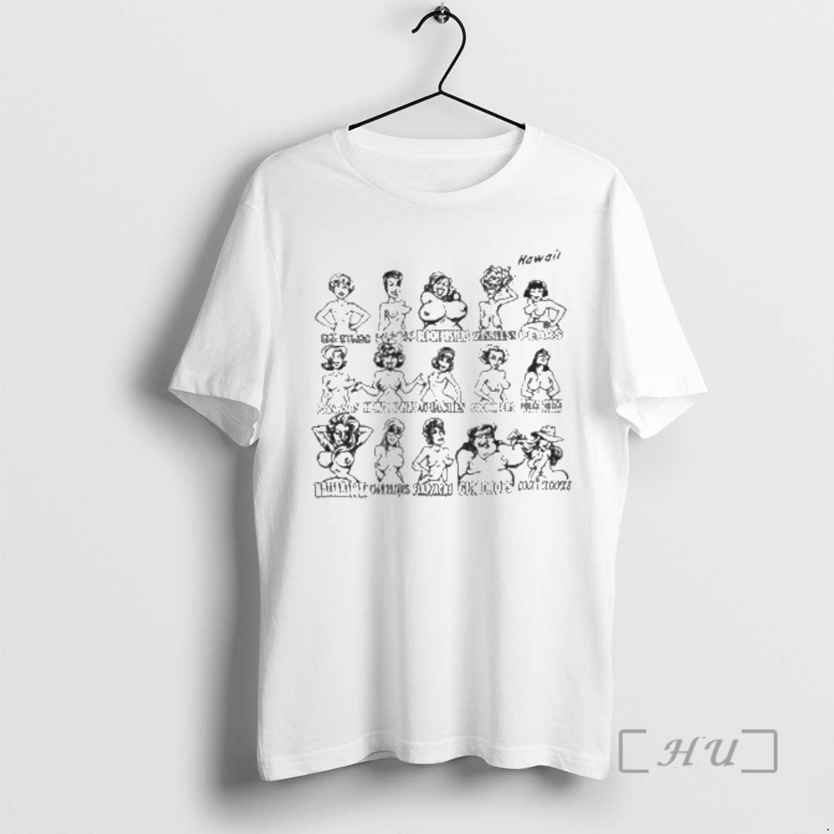 Trending Hawaii Boobs Breasts Types Vintage Premium T Shirt Sweater