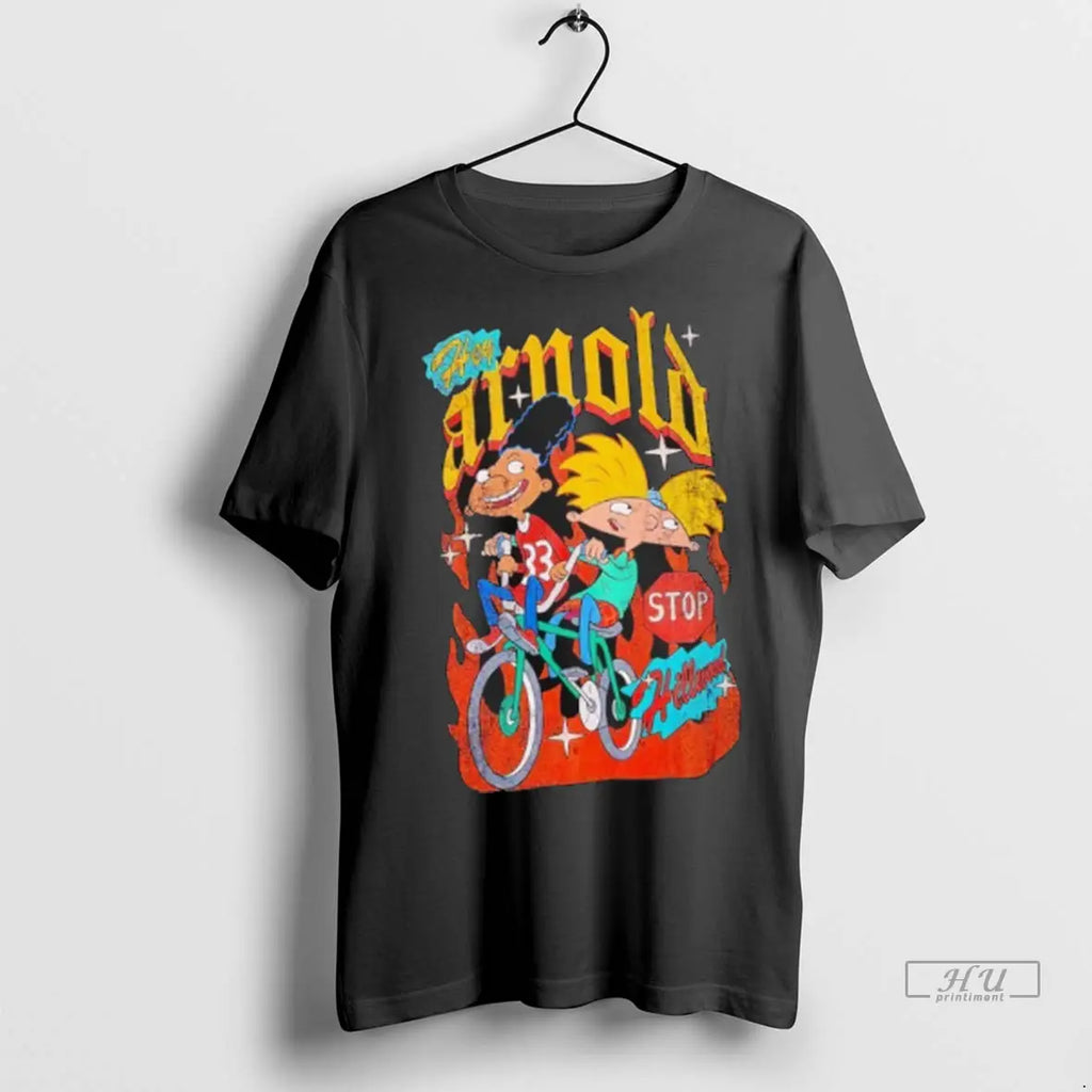 Trending Hey Arnold Bike Ride T Shirt