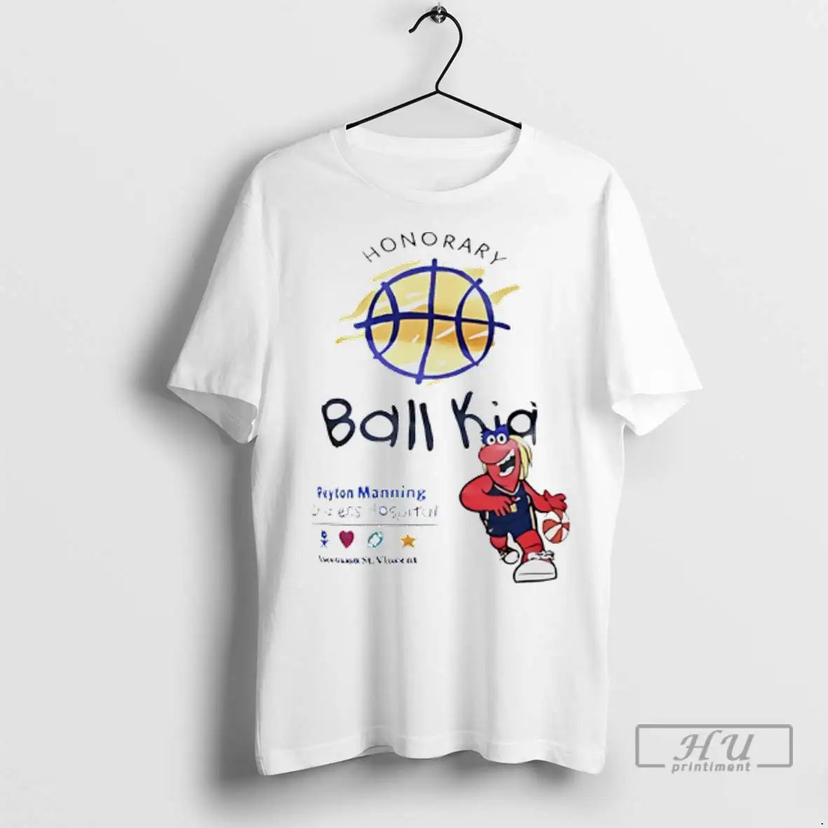 Trending Honorary Ball Kid Peyton Manning Childrens Hospital Indiana Fever T Shirt