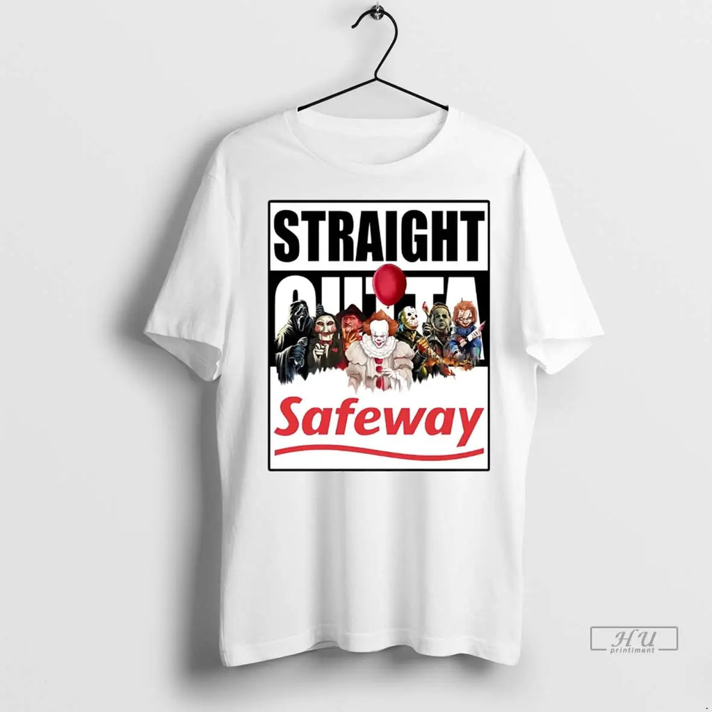 Trending Horror Halloween Straight Outta Safeway T Shirt