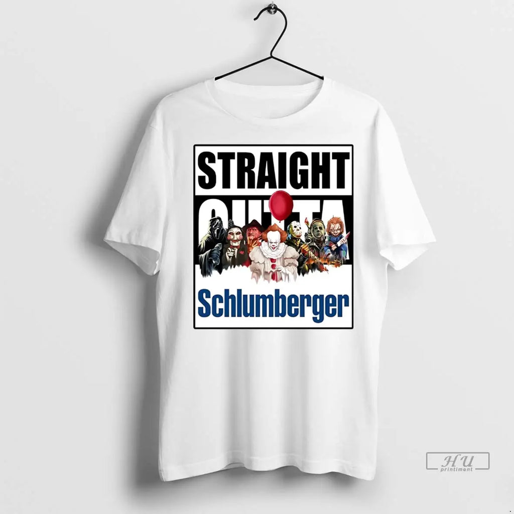 Trending Horror Halloween Straight Outta Schlumberger T Shirt
