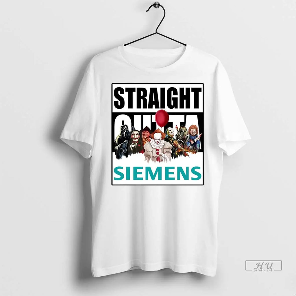 Trending Horror Halloween Straight Outta Siemens T Shirt