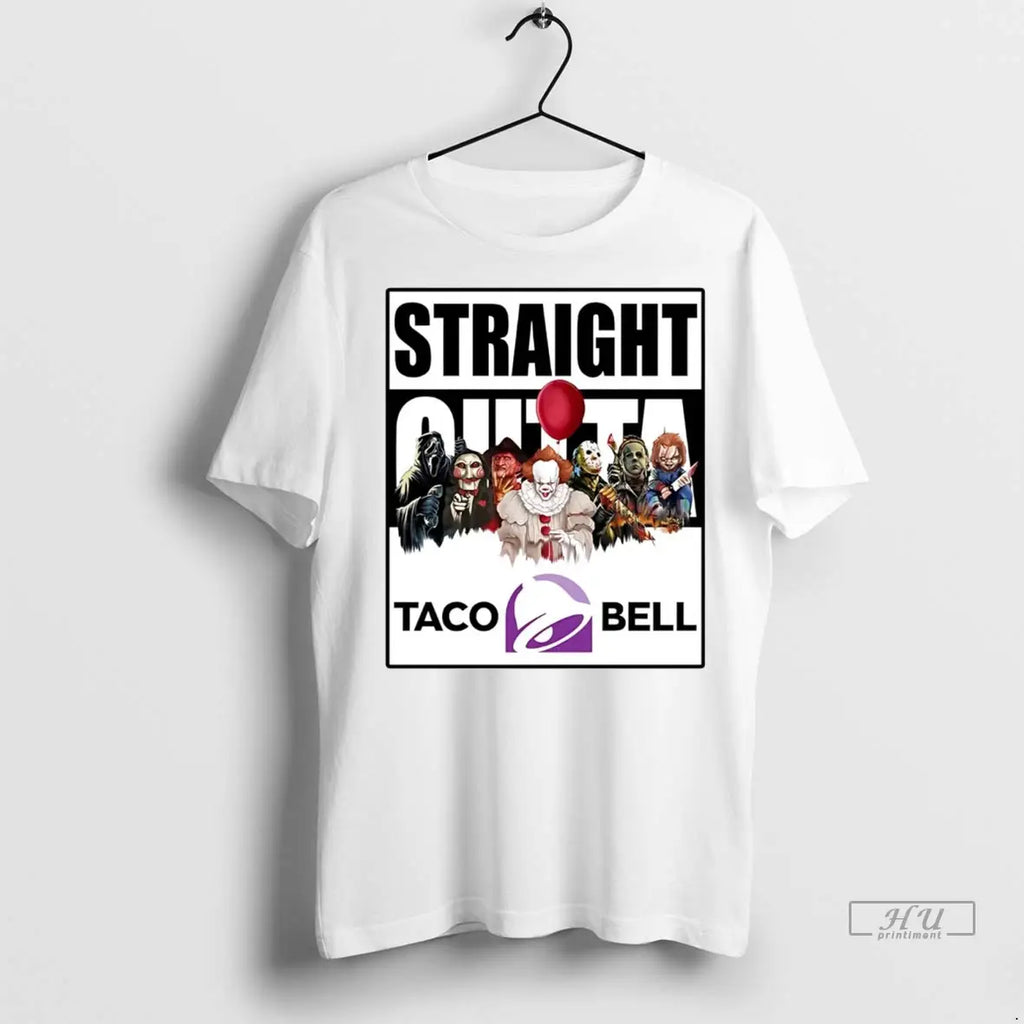 Trending Horror Halloween Straight Outta Tacobell T Shirt