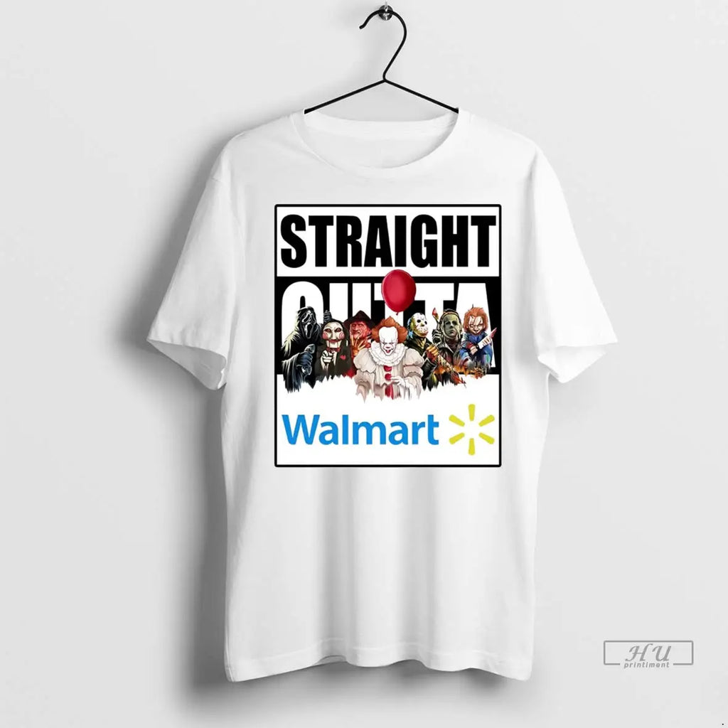 Trending Horror Halloween Straight Outta Walmart T Shirt