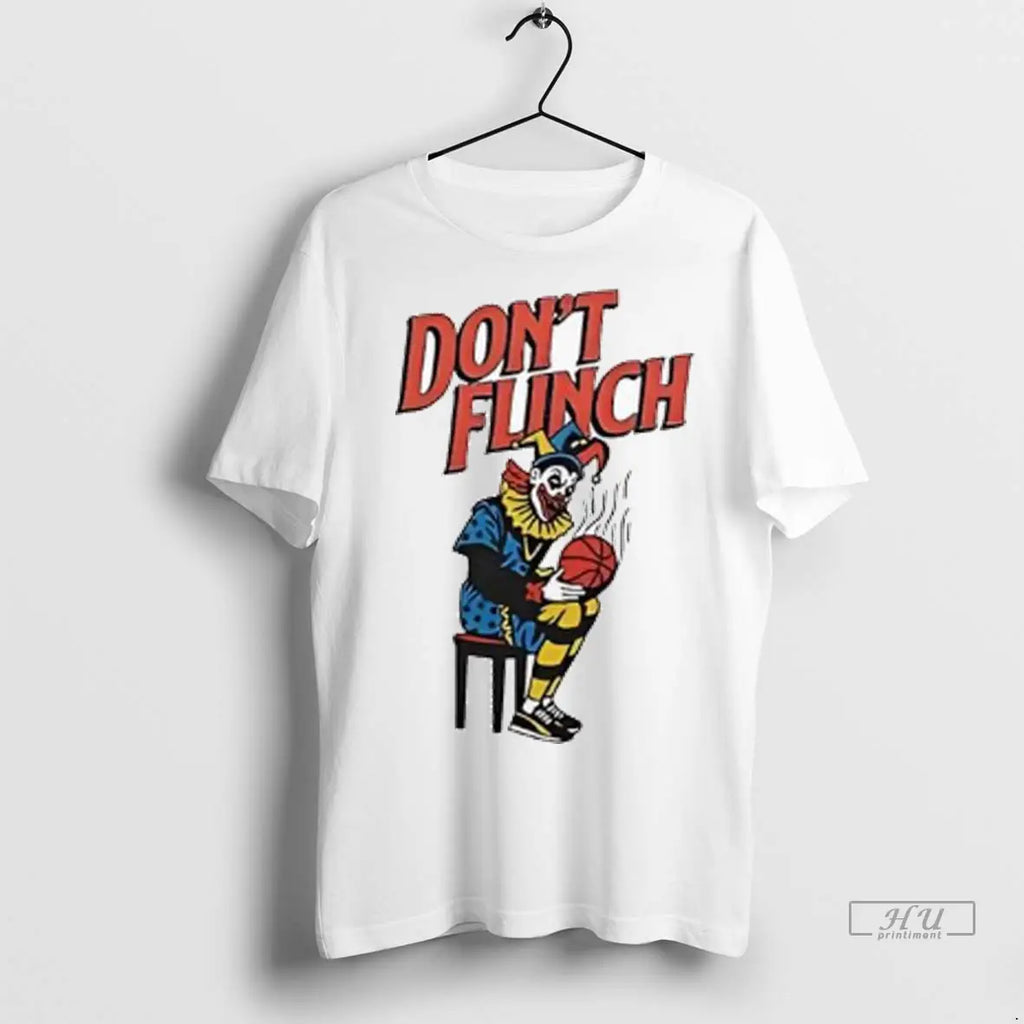 Trending Indiana Fever Wnba Dont Flinch The Joker Clown Basketball Ladies T Shirt