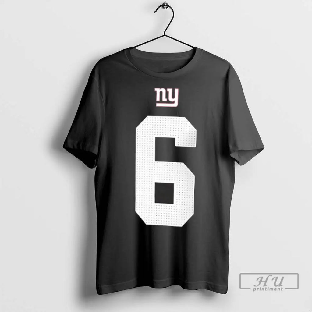 Trending Jaxson Dart 6 New York Giants 2025 Name And Number 2 Sided