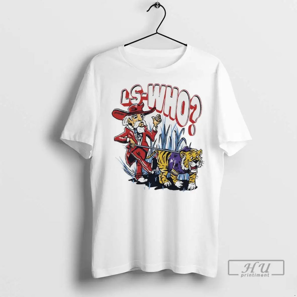 Trending Ls Who Ole Miss Beat Lsu 24 19 Mascot T Shirt