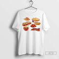 Trending Meatball Sub Hot Dog Chicken Wings Bbq Ribs Chili T Shirt