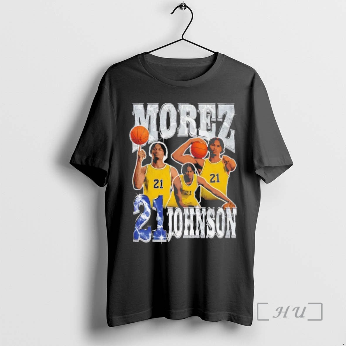 Trending Morez Johnson Michigan Wolverines Rez Player Collage Premium T Shirt Sweater