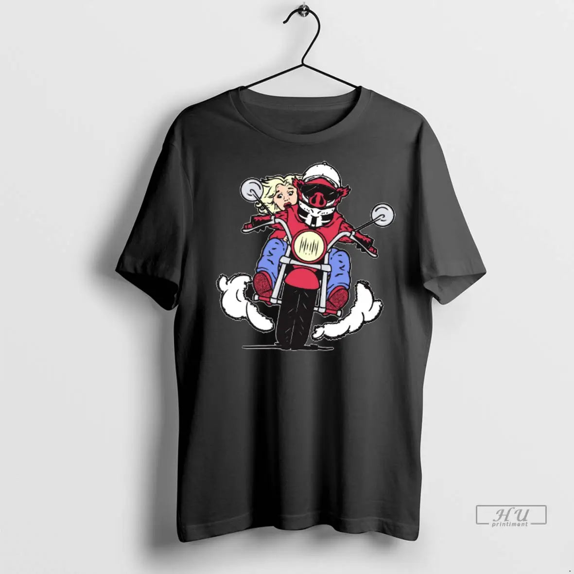Trending Motorcycle Ark Arkansas Razorbacks Football Ncaa Cartoon T Shirt