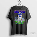 Trending New York Undead Football Player Skull Skyline Zombie American T Shirt