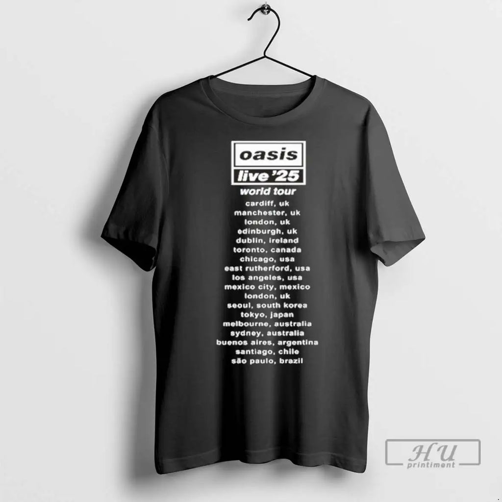 Trending Oasis World Tour In Concert Live 25 T Shirt