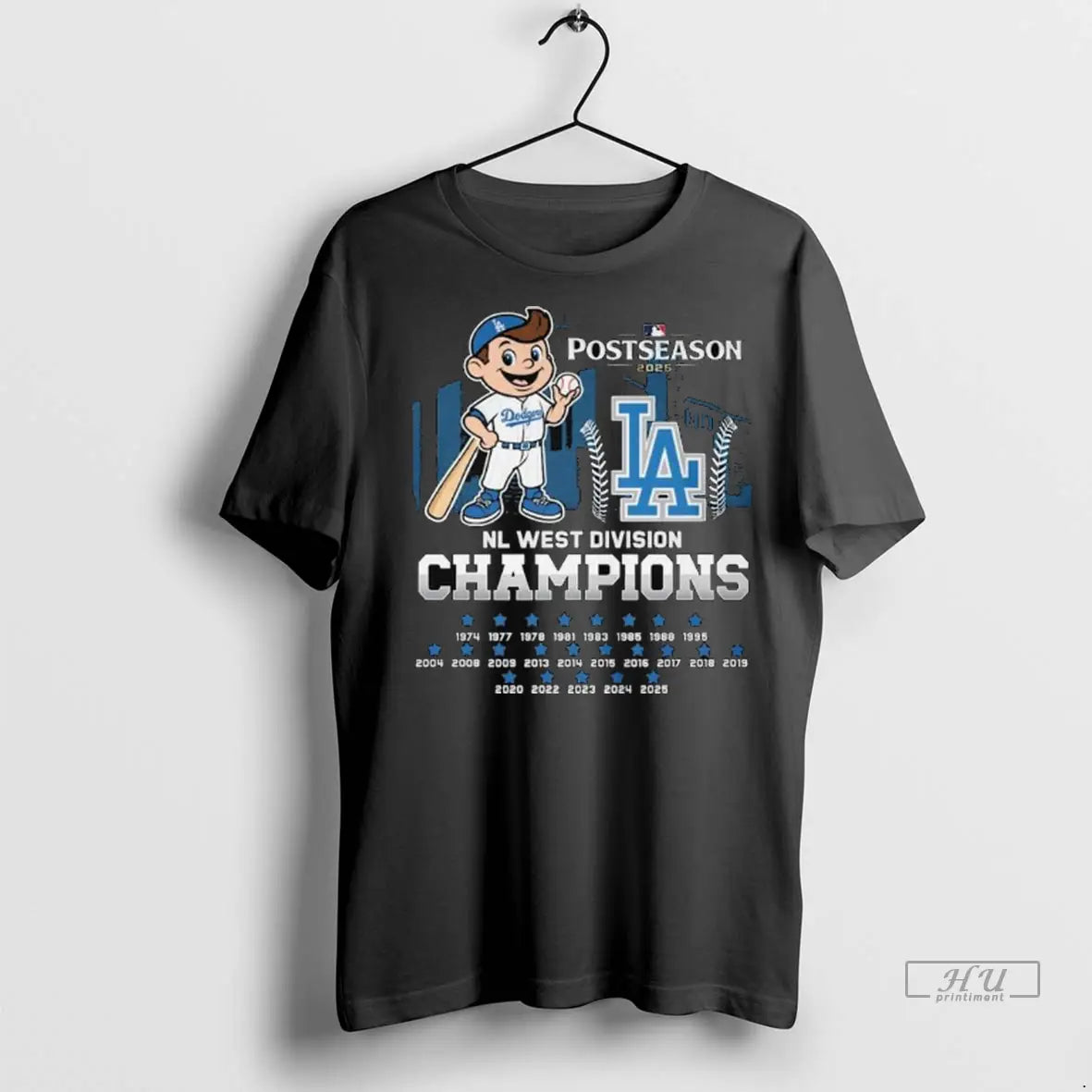 Trending Postseason 2025 Los Angeles Dodgers Mascot Nl West Champions Long Sleve T Shirt