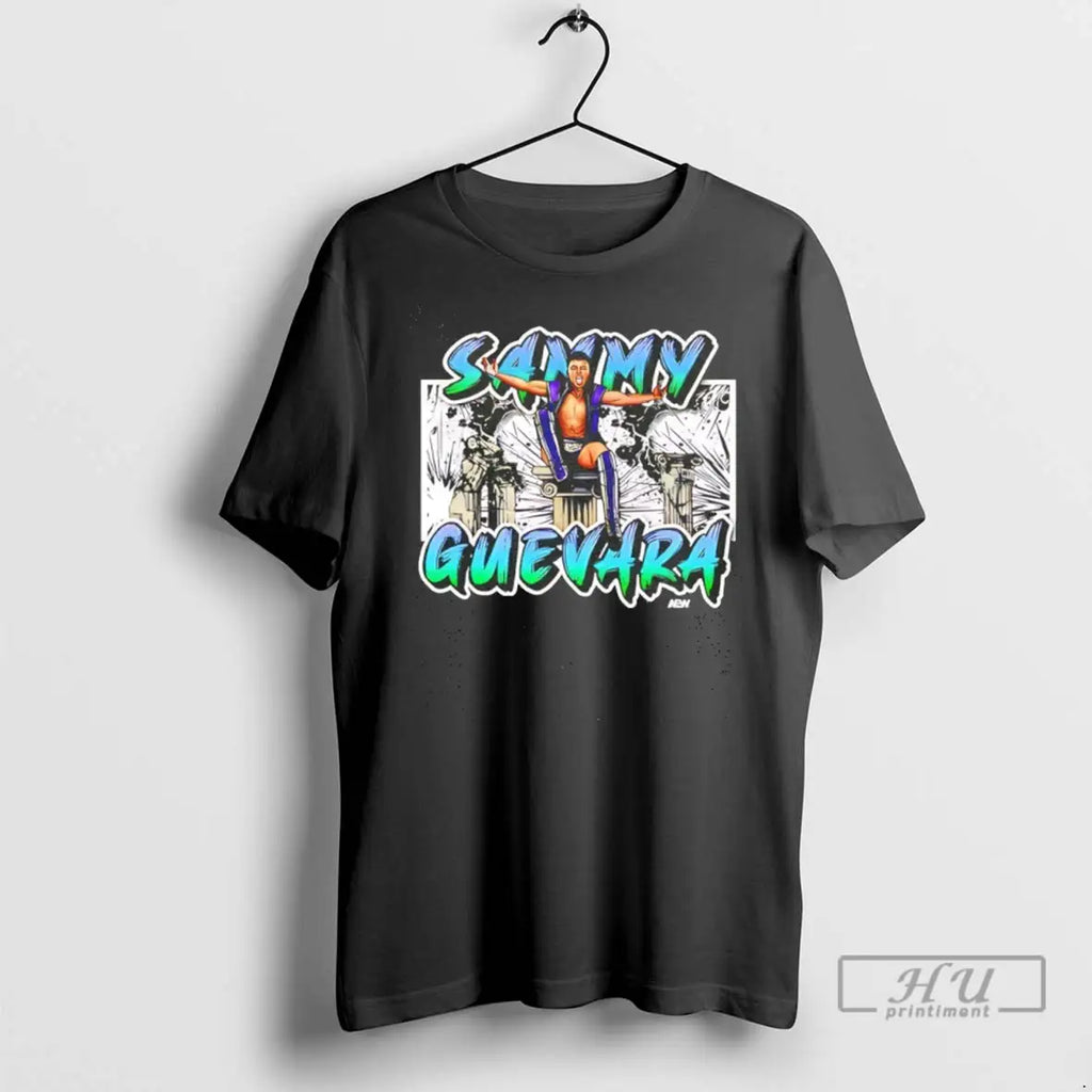 Trending Sammy Guevara Pillar Aew Comic Tee T Shirt