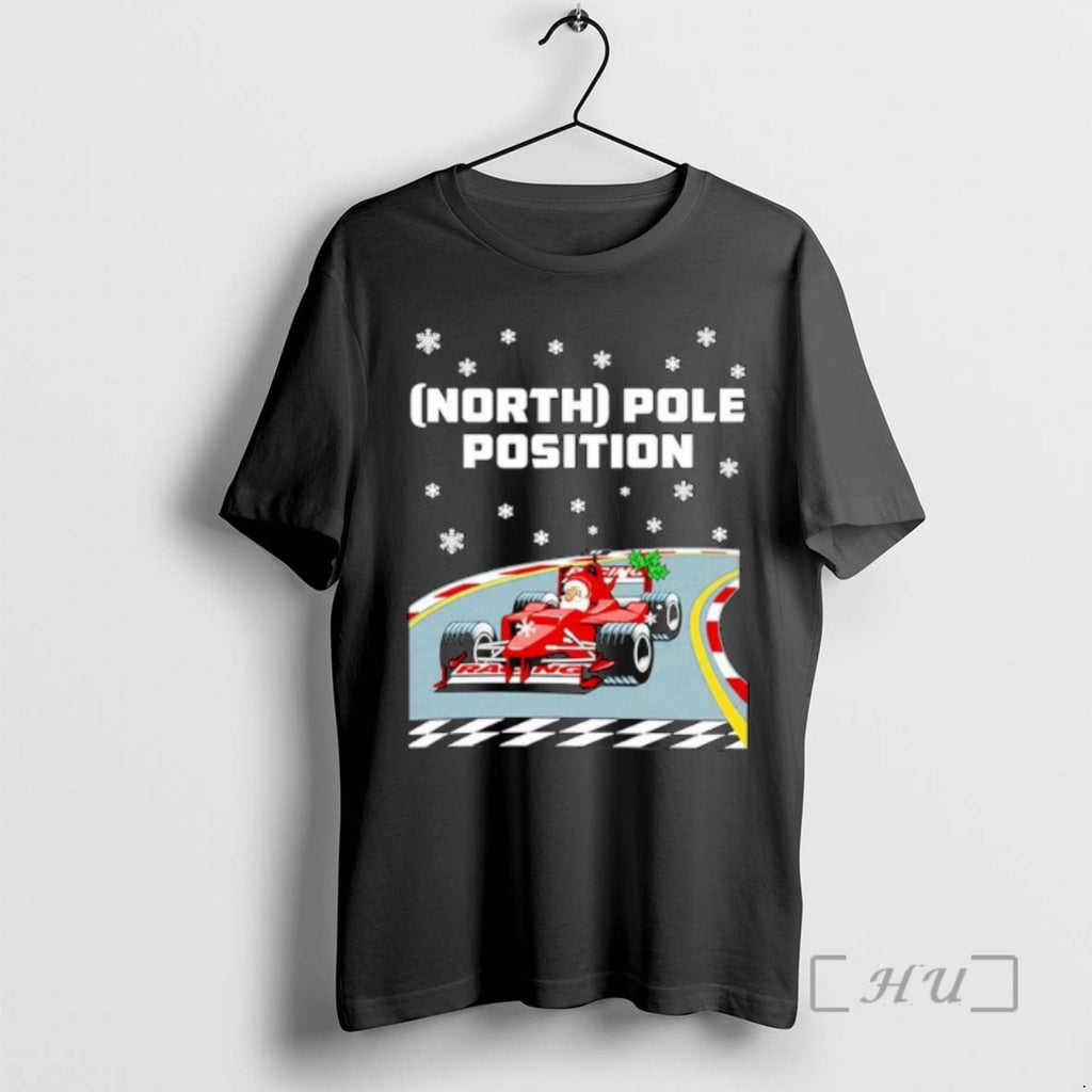 Trending Santa North Pole Position F1 Christmas Ornaments Premium T Shirt Sweater