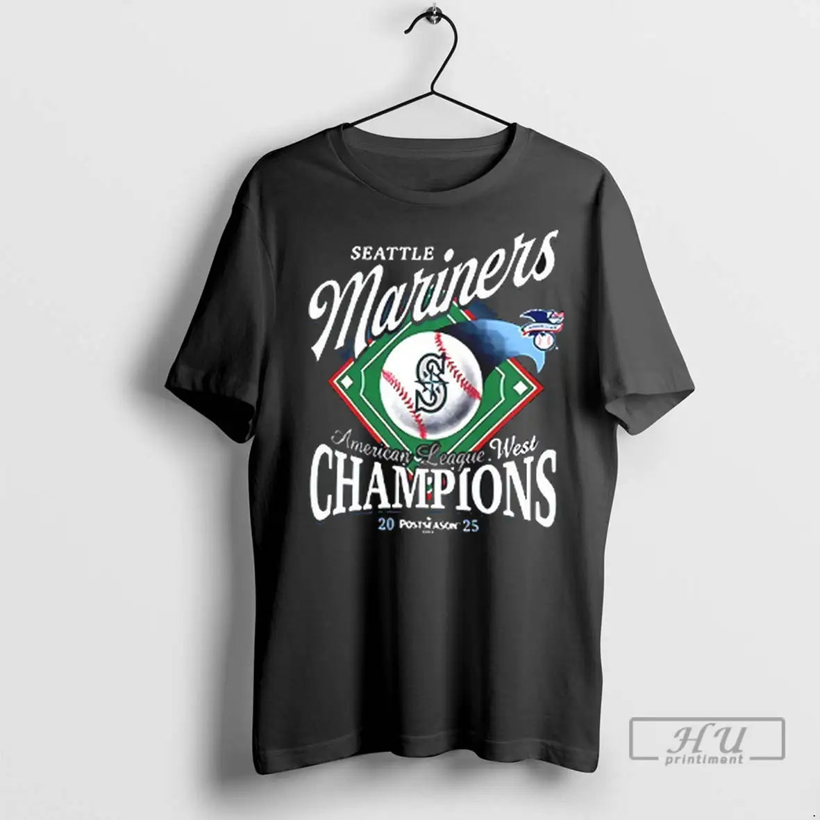 Trending Seattle Mariners Al West Division Champions Postseason 2025 T Shirt