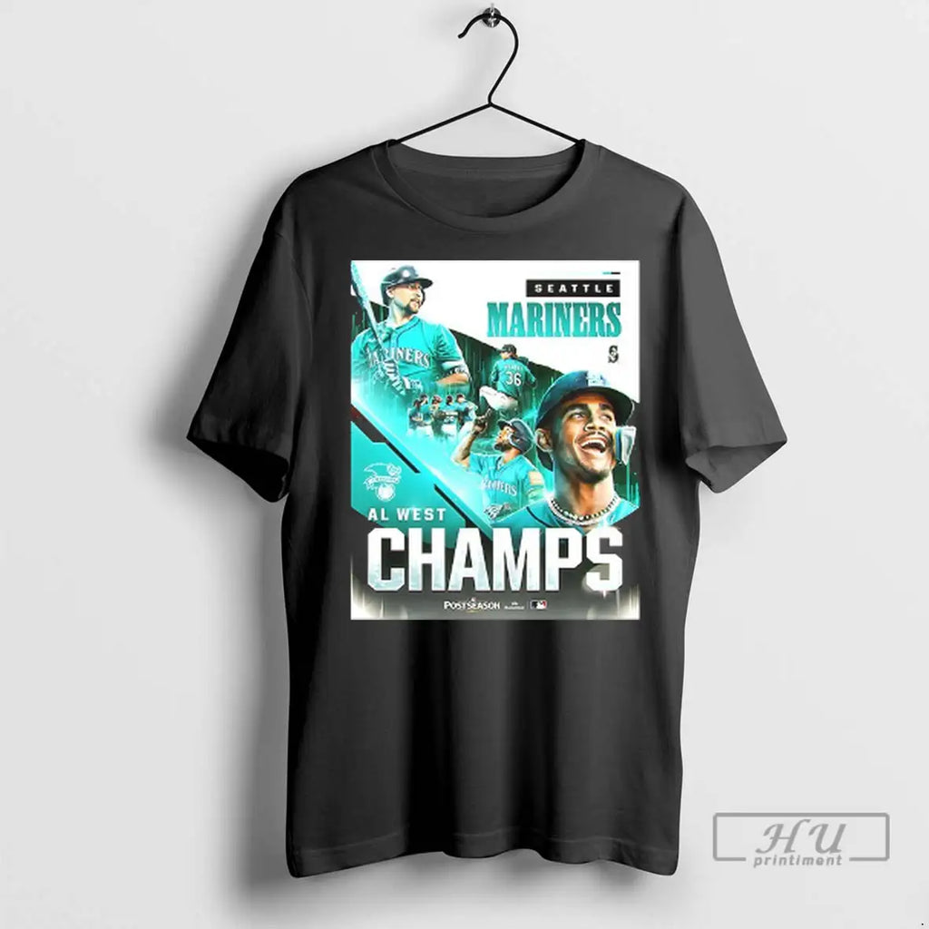 Trending Seattle Mariners Baseball Al West Champs 2025 Clinched T Shirt