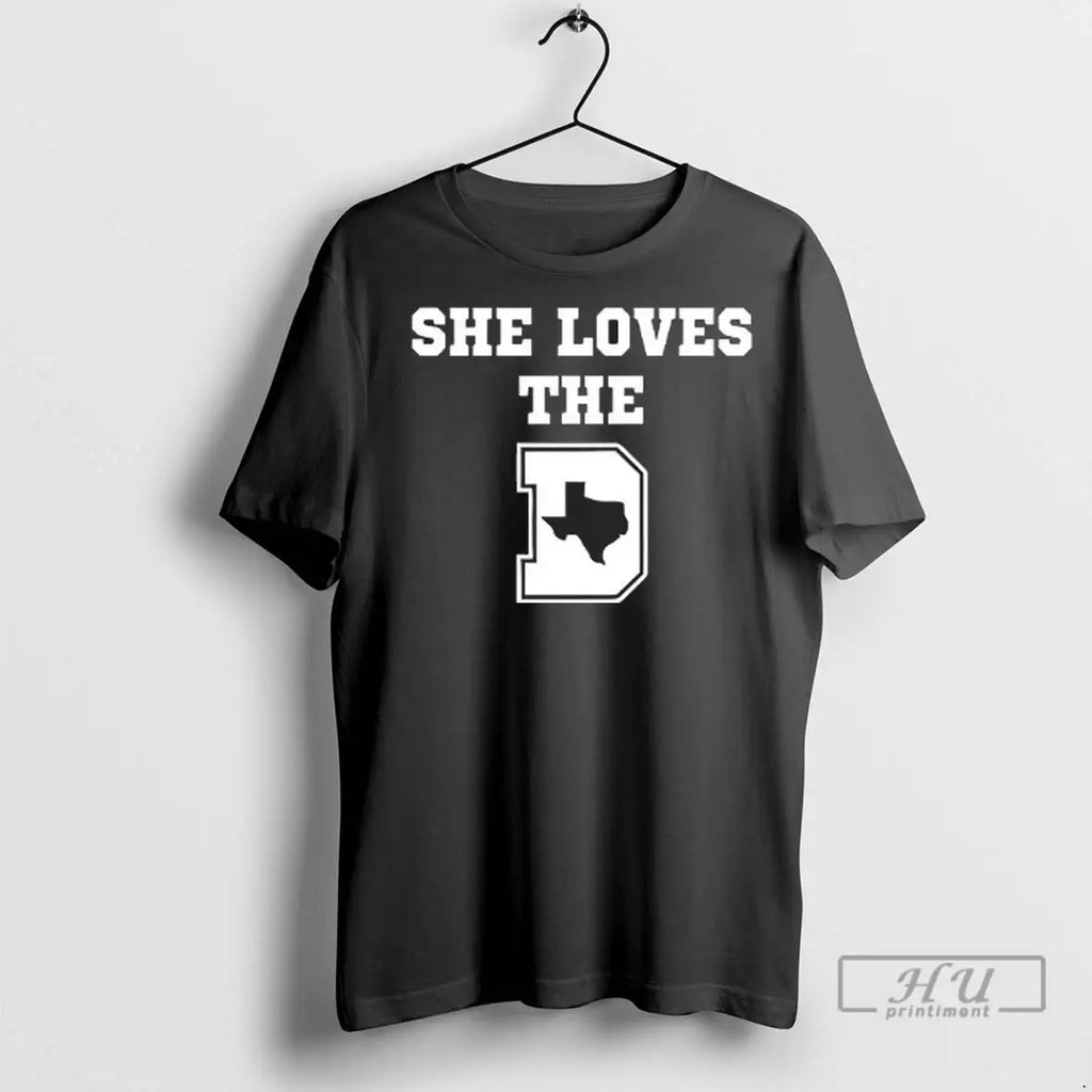 Trending She Loves The D Texas Map T Shirt