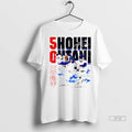 Trending Shohei Ohtani Los Angeles Dodgers Fifty Strikeouts Fifty Home Runs Graphic Ladies