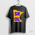 Trending Skol Minnesota Vikings Map T Shirt