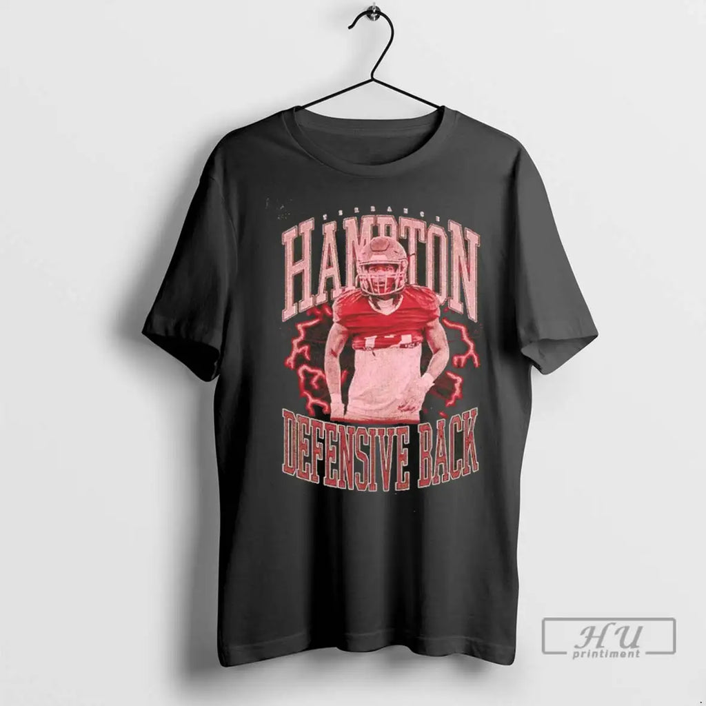 Trending Terrance Hampton Defensive Back Vintage Tee T Shirt